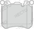 Necto FD7511A - Тормозные колодки, дисковые, комплект autodnr.net