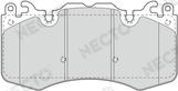 Necto FD7522A - Тормозные колодки, дисковые, комплект autodnr.net