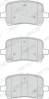 Necto FD7545A - Гальмівні колодки, дискові гальма autocars.com.ua