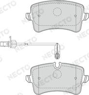 Necto FD7549A - Гальмівні колодки, дискові гальма autocars.com.ua