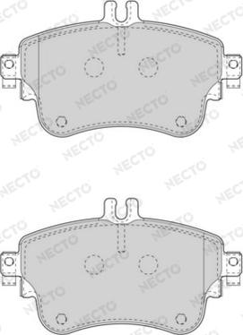 Necto FD7560A - Гальмівні колодки, дискові гальма autocars.com.ua