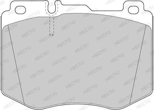 Necto FD7605A - Гальмівні колодки, дискові гальма autocars.com.ua