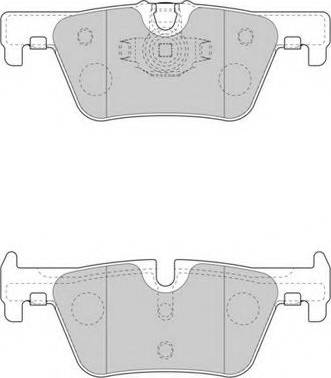 Necto FD7619A - Гальмівні колодки, дискові гальма autocars.com.ua