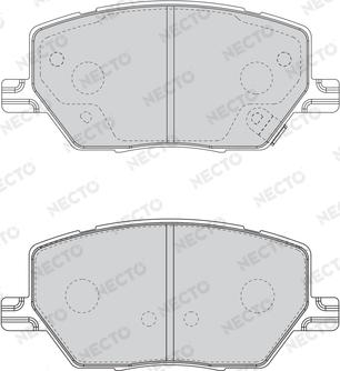 Necto FD7623A - Гальмівні колодки, дискові гальма autocars.com.ua