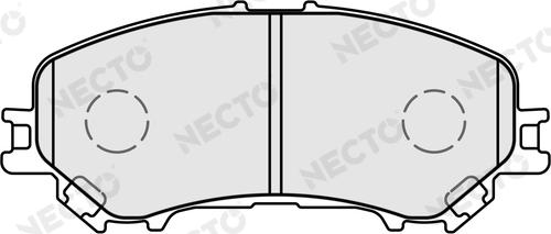 Necto FD7667A - Гальмівні колодки, дискові гальма autocars.com.ua