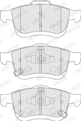 Necto FD7749A - Гальмівні колодки, дискові гальма autocars.com.ua