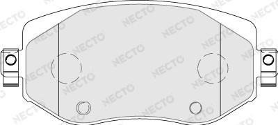 Necto FD7782A - Гальмівні колодки, дискові гальма autocars.com.ua
