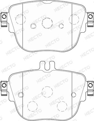 Necto FD7785A - Гальмівні колодки, дискові гальма autocars.com.ua