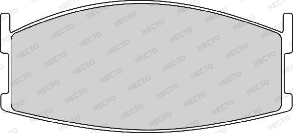 Necto FD844A - Гальмівні колодки, дискові гальма autocars.com.ua