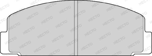 Necto FD869A - Тормозные колодки, дисковые, комплект autodnr.net