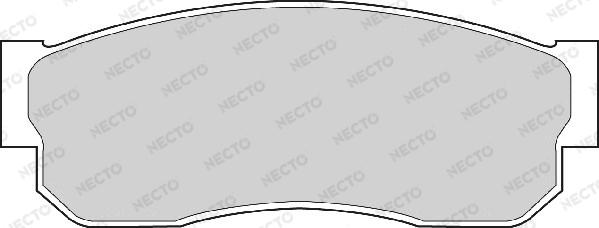 Necto FD875A - Гальмівні колодки, дискові гальма autocars.com.ua