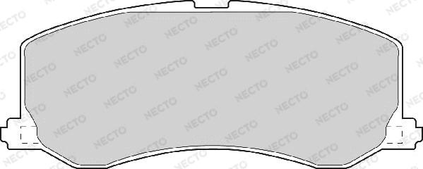 Necto FD906A - Гальмівні колодки, дискові гальма autocars.com.ua