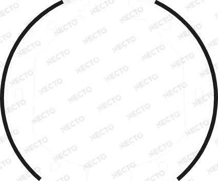 Necto N1653 - Комплект гальм, ручник, парковка autocars.com.ua