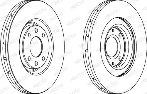 Necto WN1069 - Гальмівний диск autocars.com.ua