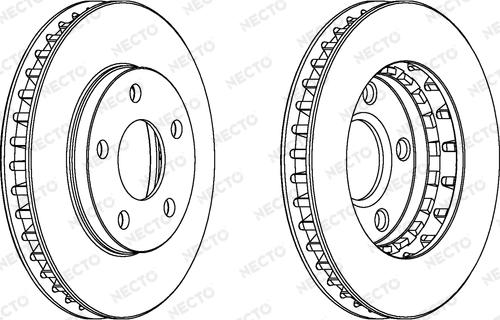 Necto WN1080 - Гальмівний диск autocars.com.ua