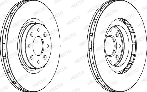 Necto WN1129 - Гальмівний диск autocars.com.ua