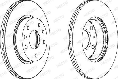 Necto WN1170 - Гальмівний диск autocars.com.ua