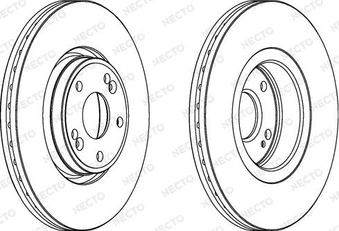 Necto WN1226 - Гальмівний диск autocars.com.ua