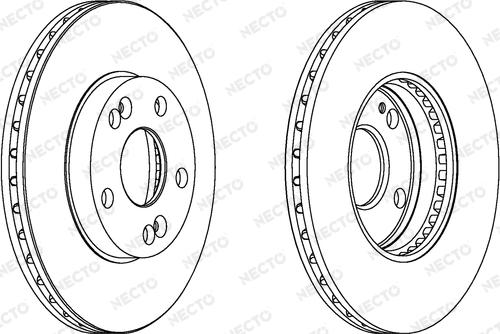 Necto WN1248 - Гальмівний диск autocars.com.ua