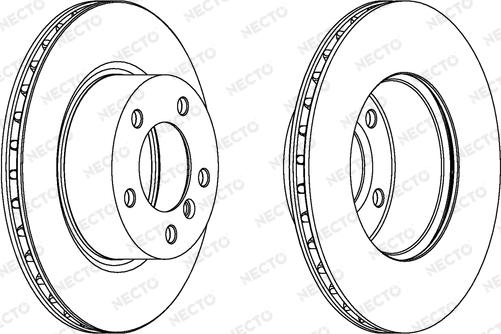 Necto WN1251 - Гальмівний диск autocars.com.ua