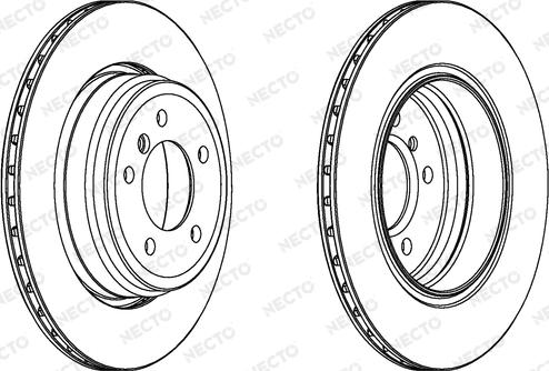 Necto WN1261 - Гальмівний диск autocars.com.ua