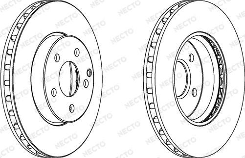 Necto WN1269 - Гальмівний диск autocars.com.ua