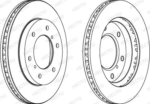 Necto WN1348 - Гальмівний диск autocars.com.ua