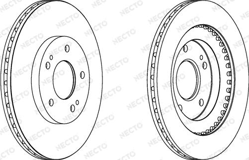 Necto WN1360 - Гальмівний диск autocars.com.ua