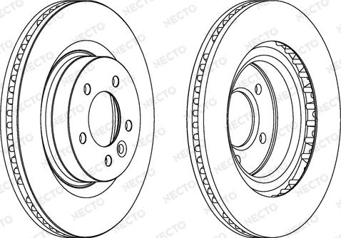 Necto WN1385 - Гальмівний диск autocars.com.ua