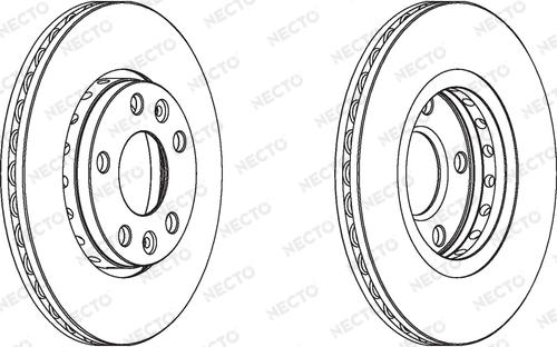 Necto WN1526 - Гальмівний диск autocars.com.ua