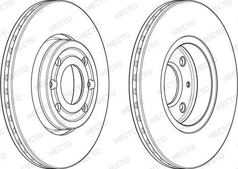 Necto WN1560 - Гальмівний диск autocars.com.ua