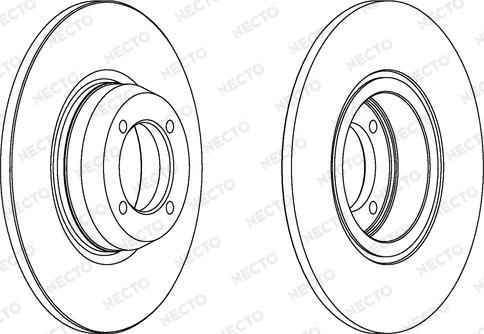 Necto WN184 - Тормозной диск autodnr.net