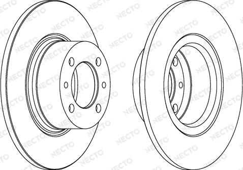 Necto WN202 - Гальмівний диск autocars.com.ua
