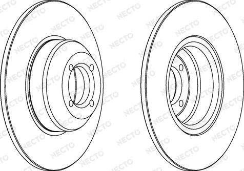 Necto WN221 - Тормозной диск autodnr.net