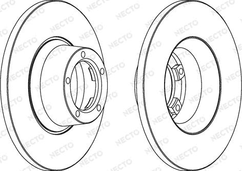 Necto WN260 - Гальмівний диск autocars.com.ua