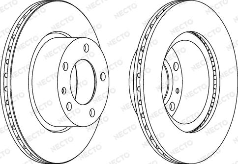 Necto WN352 - Гальмівний диск autocars.com.ua