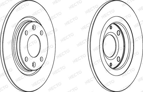 Febi Bilstein 10317 - Гальмівний диск autocars.com.ua