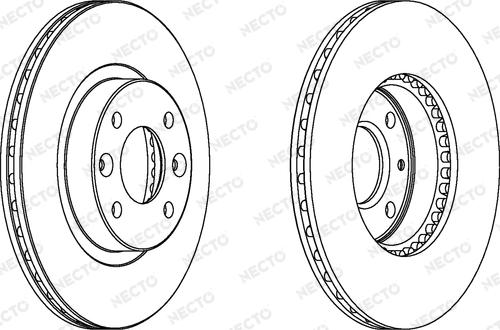 Necto WN402 - Гальмівний диск autocars.com.ua