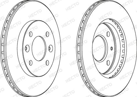 Necto WN403 - Гальмівний диск autocars.com.ua