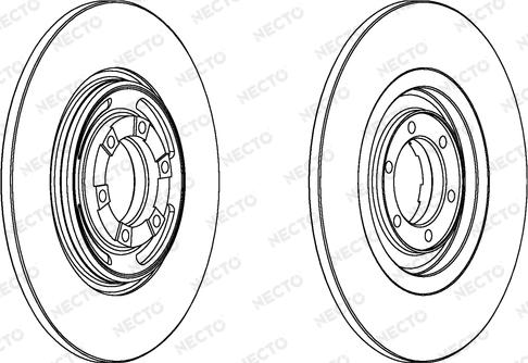 Necto WN410 - Гальмівний диск autocars.com.ua