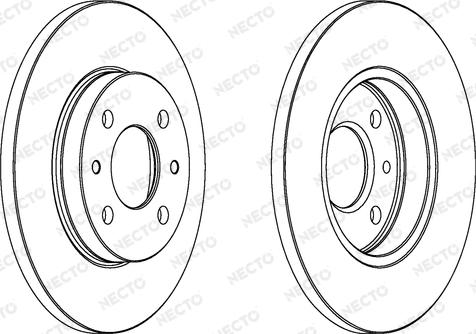 Metelli 800-156 - Гальмівний диск autocars.com.ua