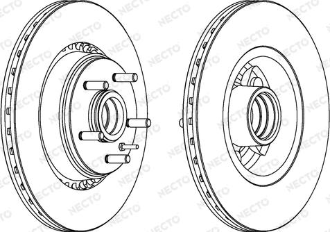 Necto WN456 - Гальмівний диск autocars.com.ua