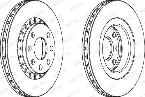 Necto WN467 - Гальмівний диск autocars.com.ua