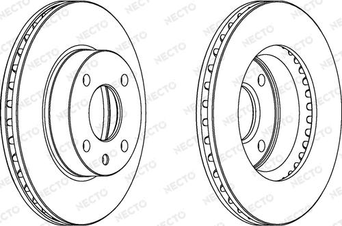 Necto WN469 - Гальмівний диск autocars.com.ua