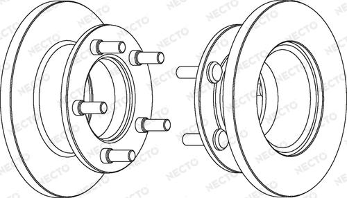 Necto WN479 - Гальмівний диск autocars.com.ua