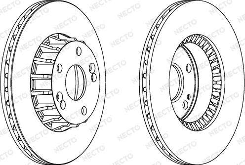 Necto WN490 - Гальмівний диск autocars.com.ua