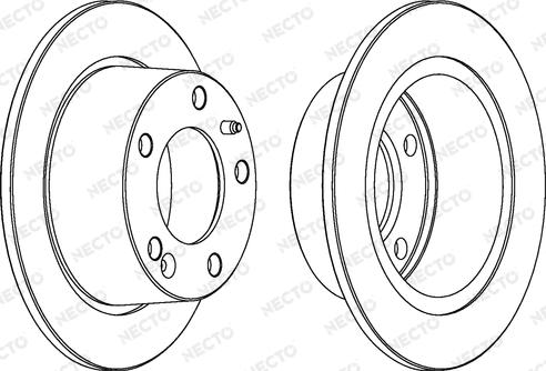 Necto WN503 - Гальмівний диск autocars.com.ua