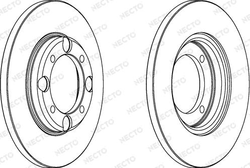 Necto WN577 - Гальмівний диск autocars.com.ua