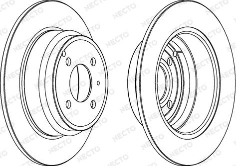 Necto WN600 - Гальмівний диск autocars.com.ua