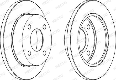 Necto WN605 - Тормозной диск autodnr.net